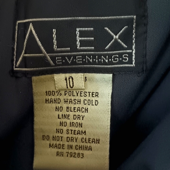 Alex Evenings Size 10 Blue Evening Gown - Picture 8 of 8